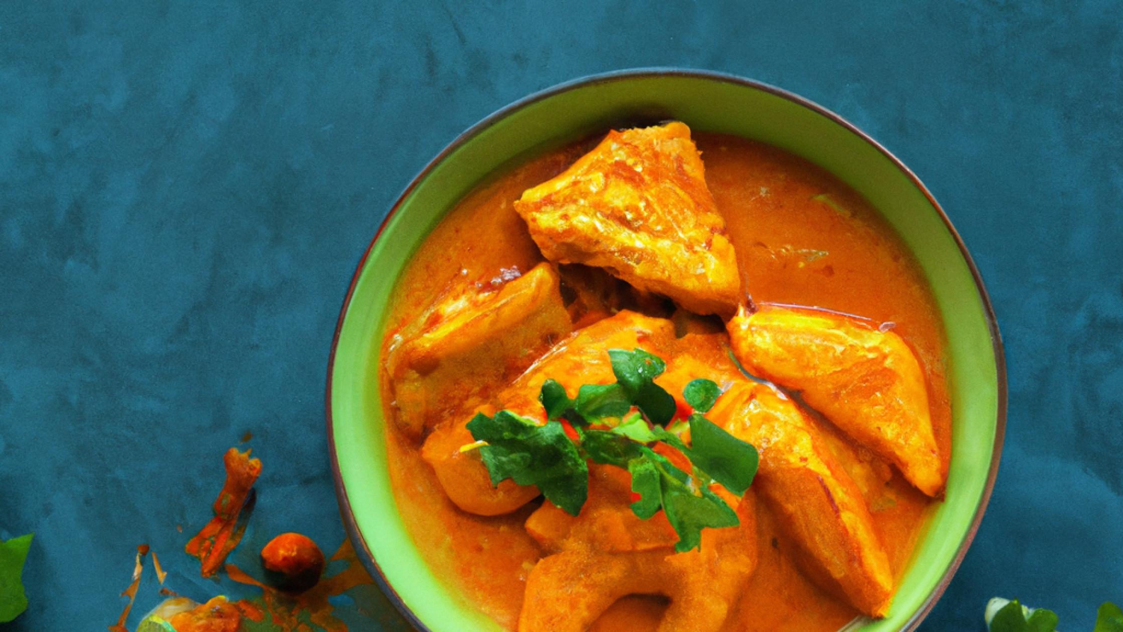 Recette de poulet au curry et au lait de coco