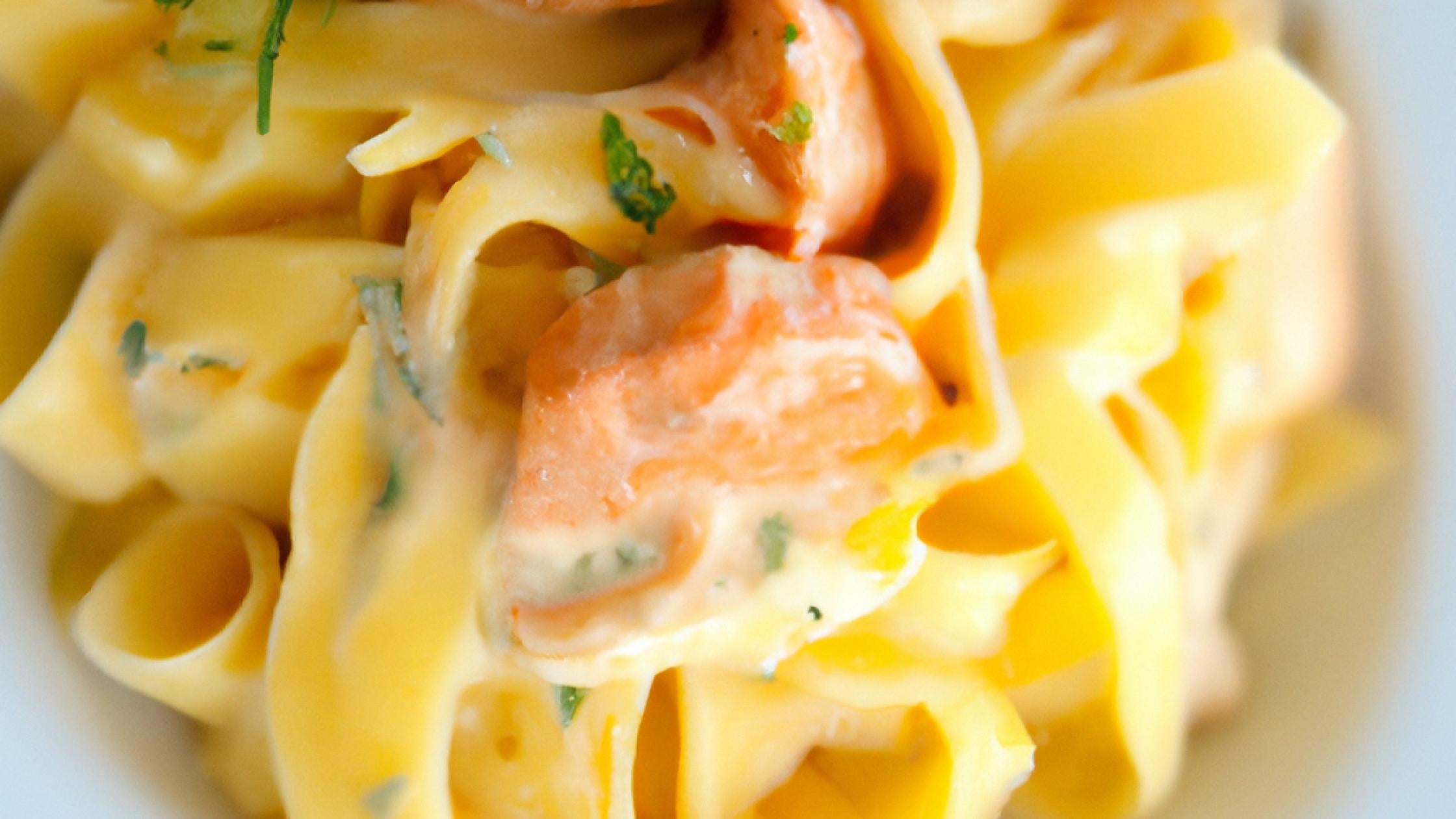 Recette : les tagliatelles au saumon