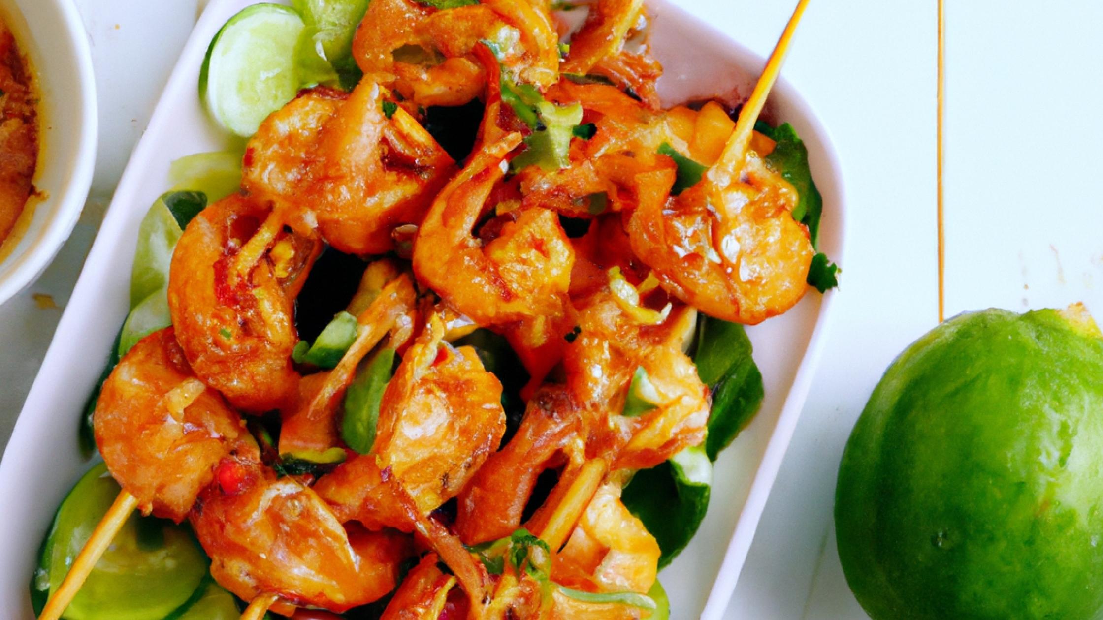 Recette de la Semaine : Brochette de Gambas au Miel
