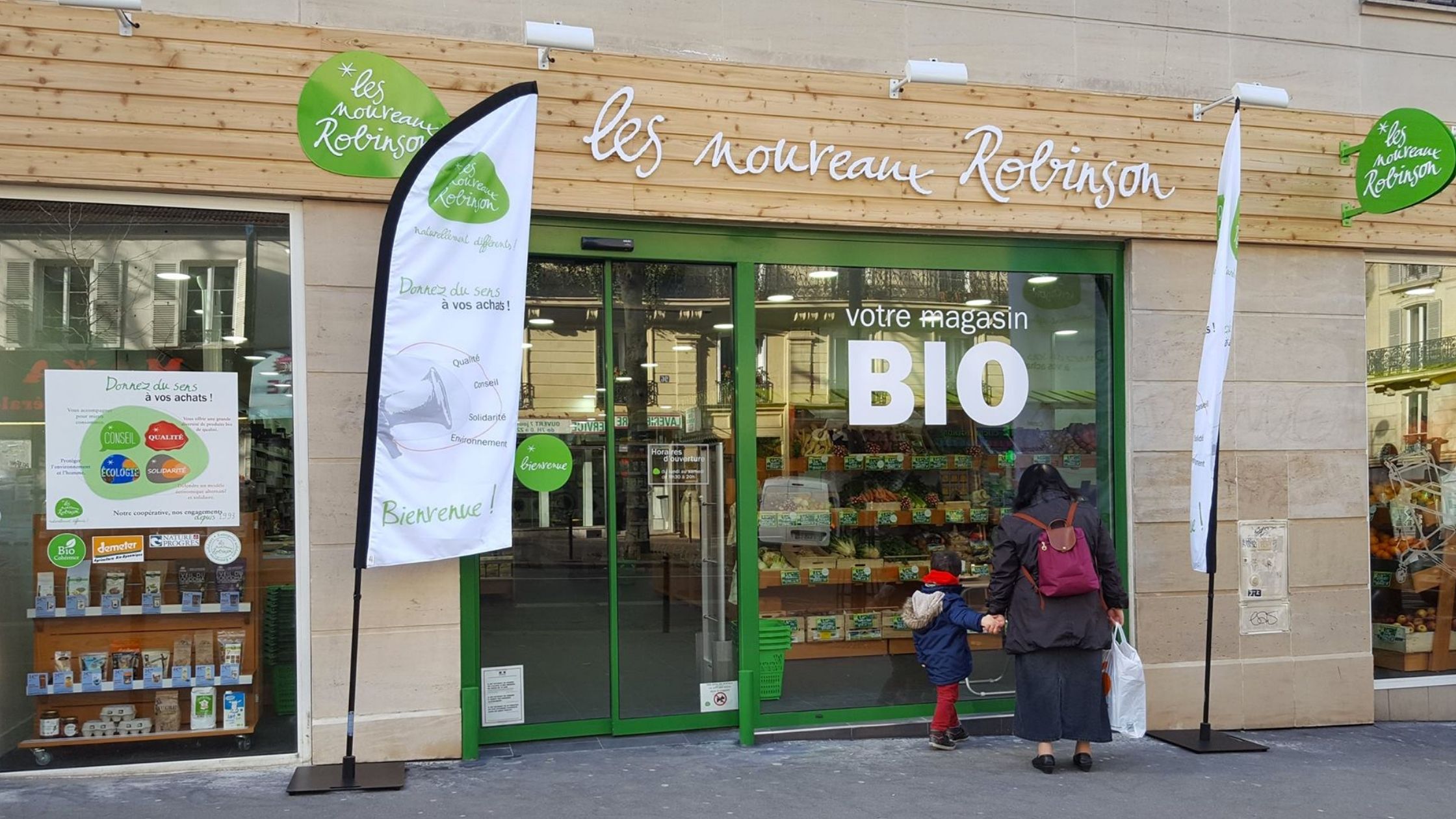 Les Nouveaux Robinson : consommer biologique