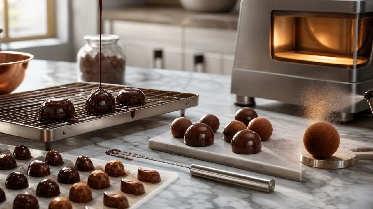 Travail du chocolat