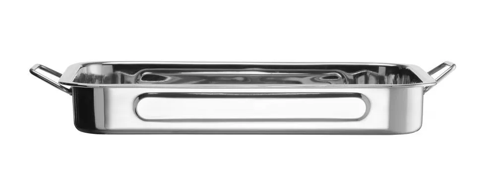 Plat à Four Inox - 38,5 x 27,5 x 6 cm