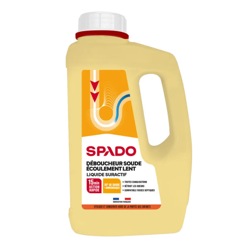 Déboucheur Liquide Spécial Écoulement Lent - 1 L