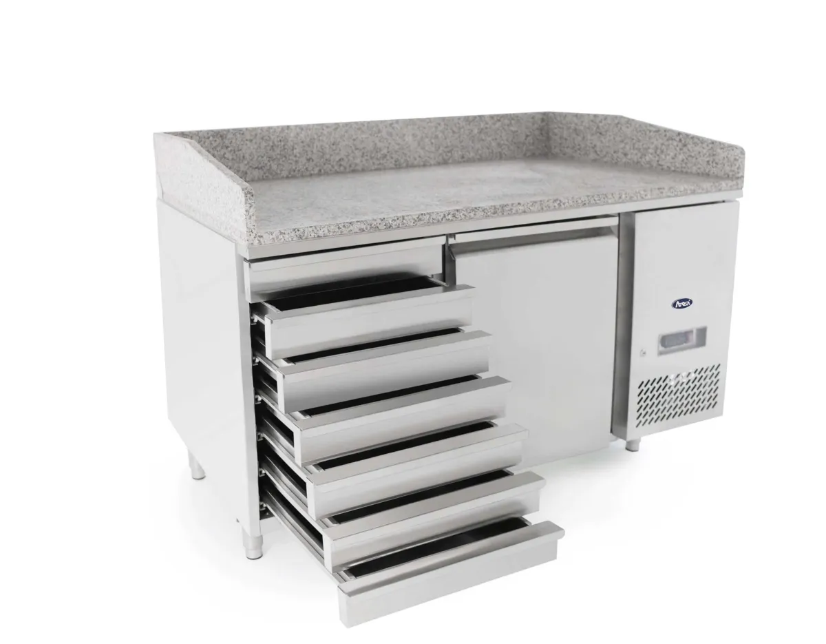 Meuble à Pizza 600x400 - 1 Porte et 7 tiroirs