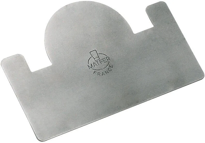 Raclette à Bûche Inox - 122 x 80 mm