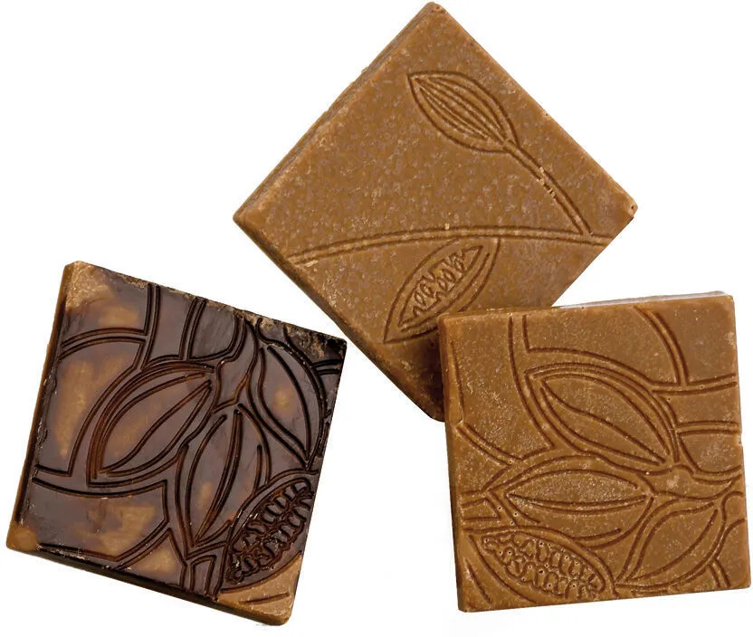 Plaque Napolitain Texture de Cacao en Chocolat - 18 Empreintes