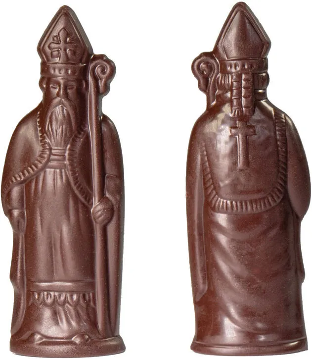 Plaque Saint-Nicolas en Chocolat - 4 Empreintes - L 150 mm