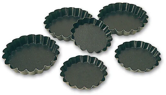 Moule à Tartelette Ronde Cannelée - ⌀ 85 mm - Lot de 12
