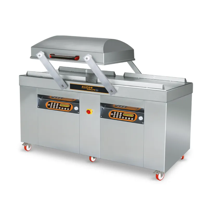 Machine Sous-Vide à Cloche SUPERMEGA avec Double Soudure et Soudure Pneumatique