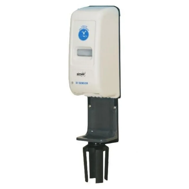 Distributeur Automatique de Gel Hydroalcoolique pour Poteau Guide File - 0,9 L