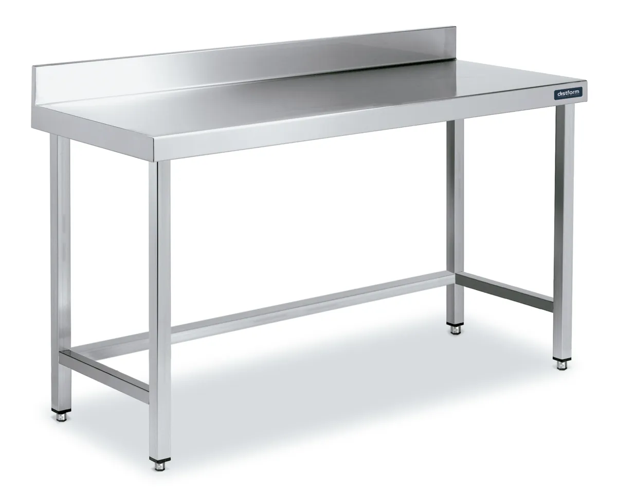 Table Inox avec Dosseret 1500x700 avec Renforts