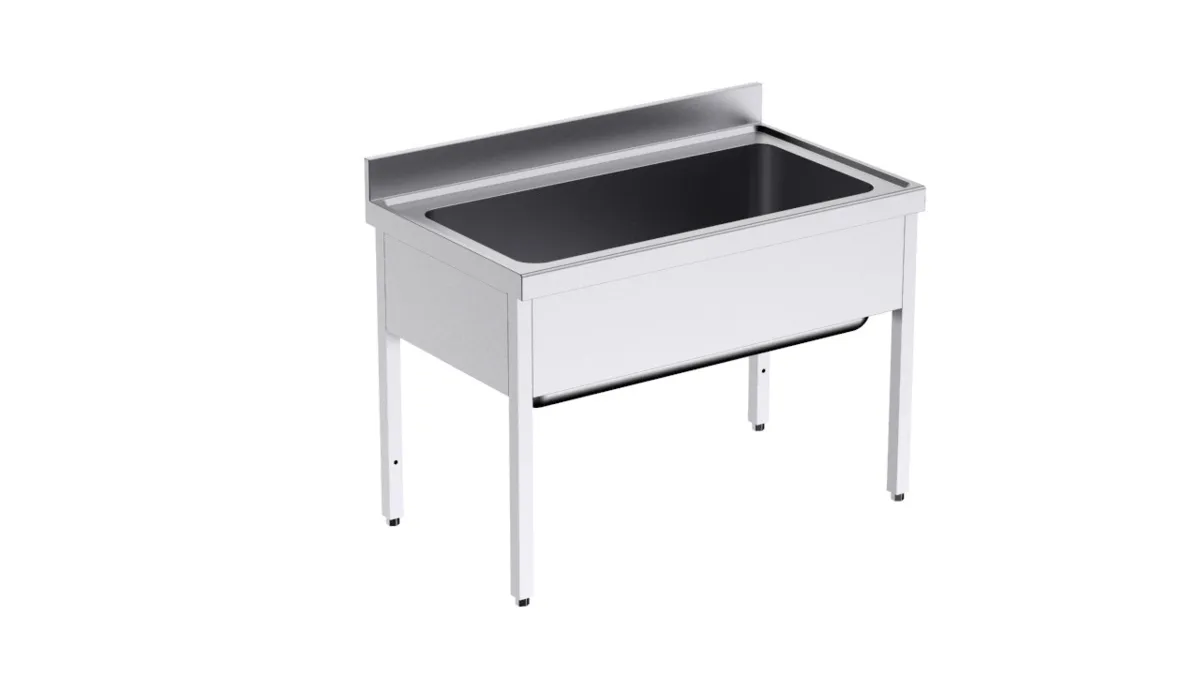 Plonge 1 Grand Bac - L 1000 x P 700 mm