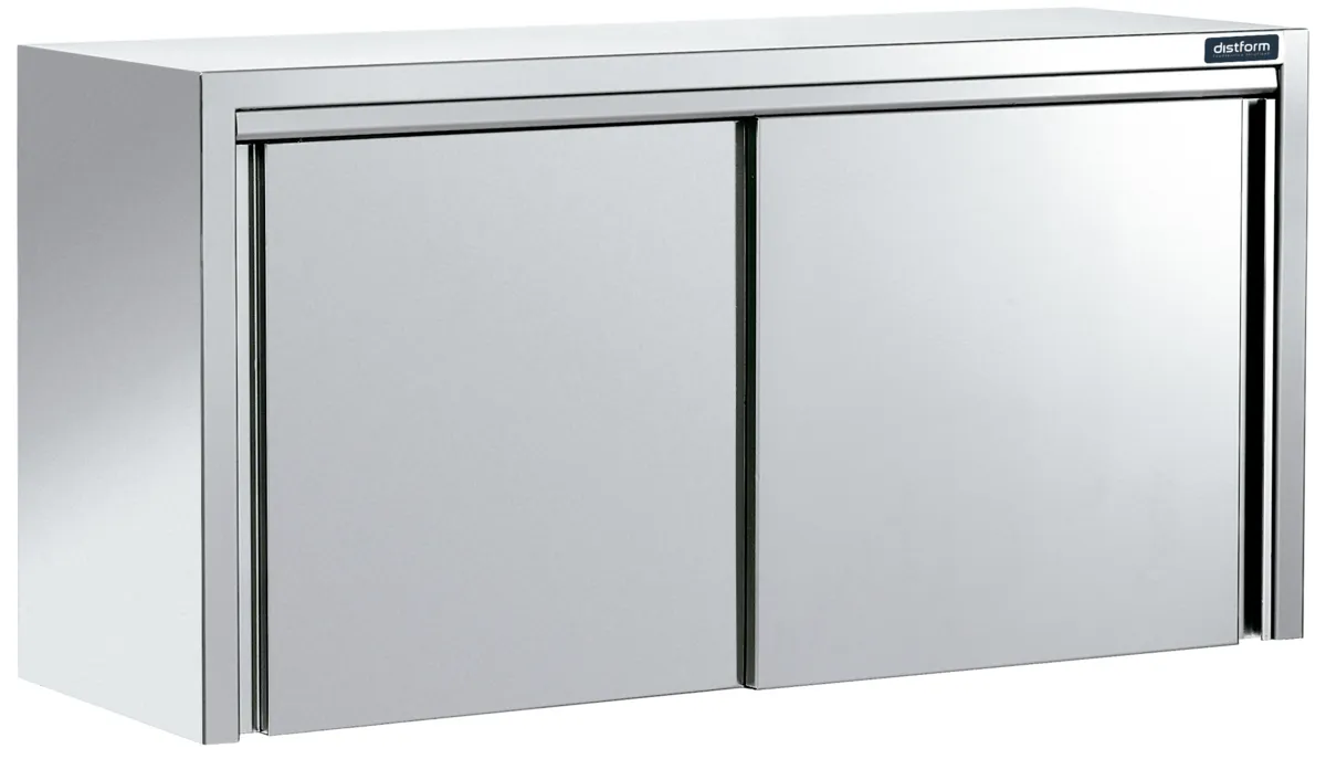 Armoire Inox Murale à Portes Coulissantes 1600x400x600