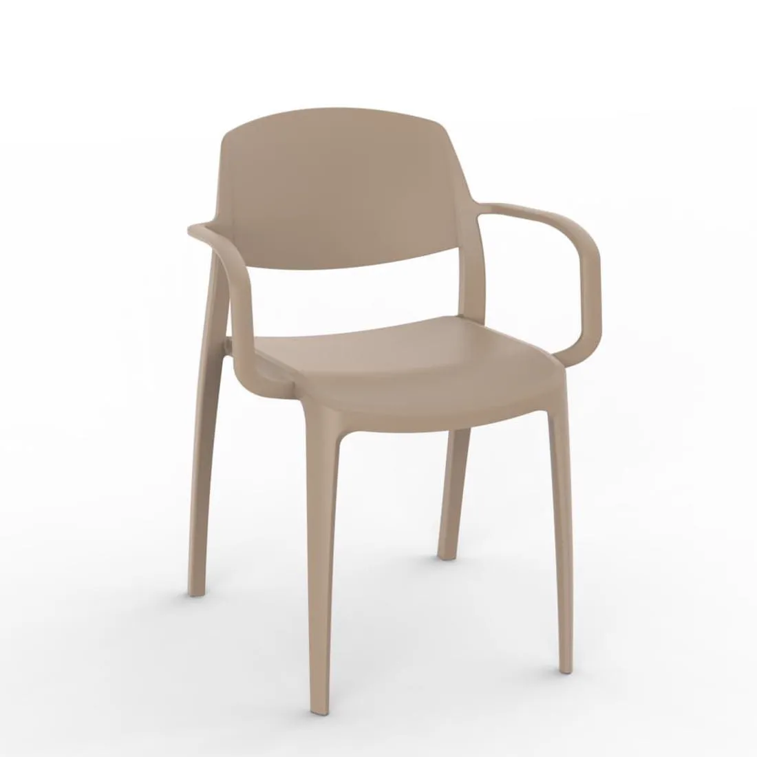 Fauteuil Smart - Sable - Lot de 4