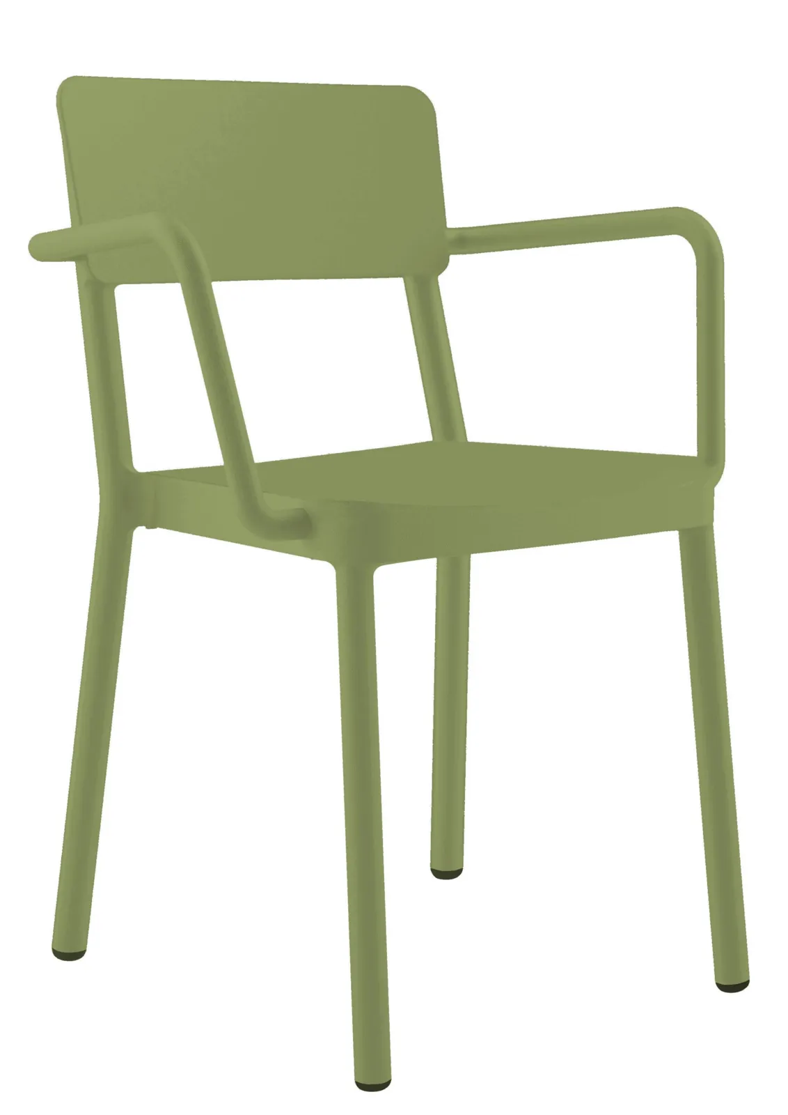 Fauteuil Lisboa - Vert Olive - Lot de 2