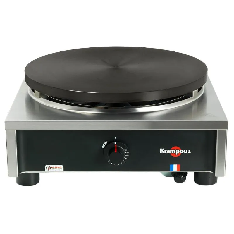 Crêpière Professionnelle à Gaz avec Régulation Thermostatée - Gamme Confort - Ø 40 cm