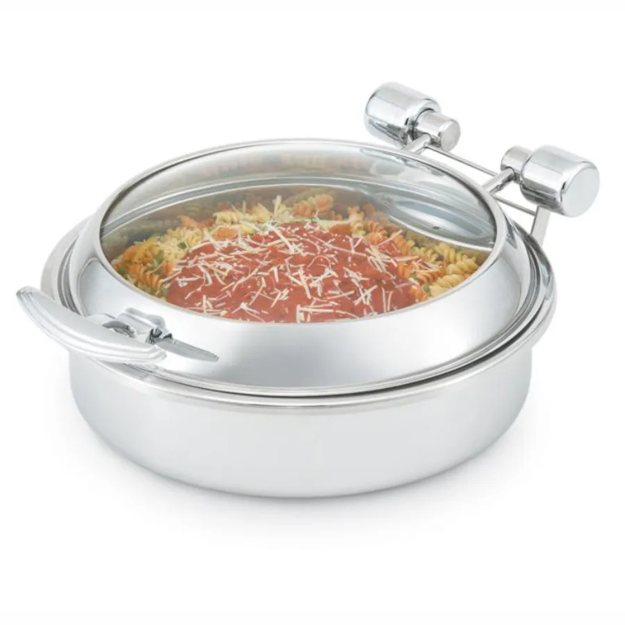 CHAFER INOX COUV VERRE ROND 5,8L