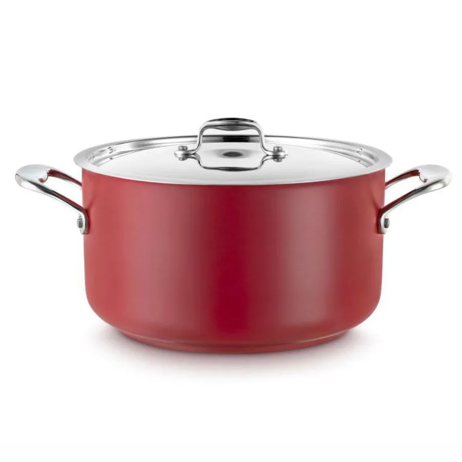 BRAISIERE AVEC COUVERCLE COOL 320 MM ROUGE