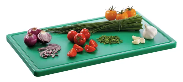 Planche à Découper 530 x 325 mm - Verte - 20 mm d'Epaisseur