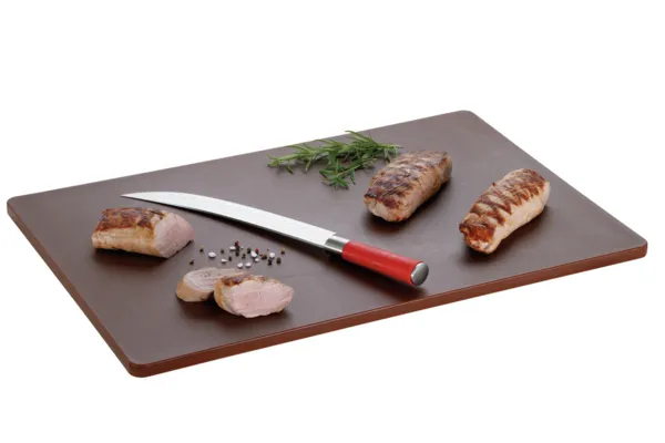 Planche à Découper 600 x 400 mm - Marron - 16 mm d'Epaisseur