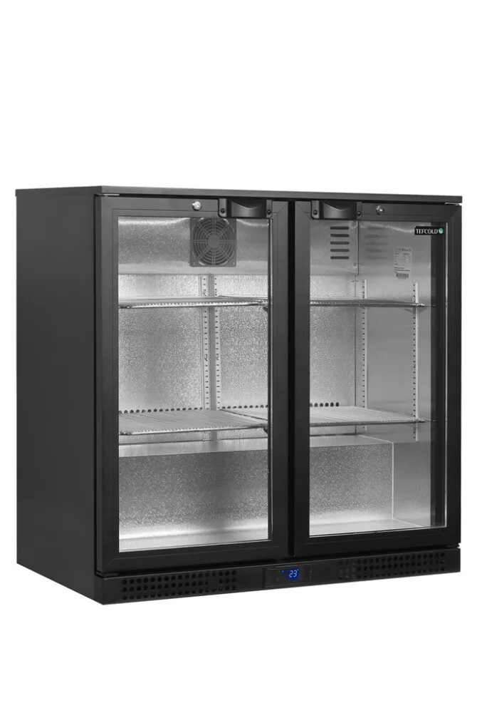 Arrière-Bar Réfrigéré 2 Portes Vitrées Battantes - 182 L