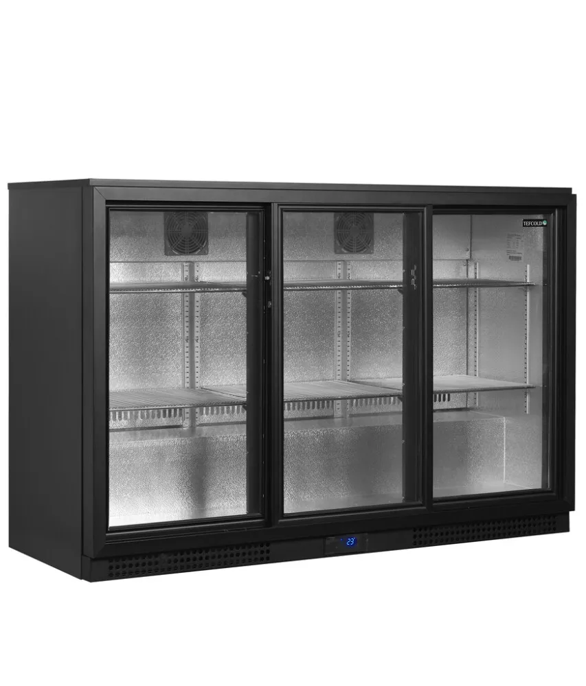 Arrière-Bar Réfrigéré 3 Portes Vitrées Coulissantes - 288 L