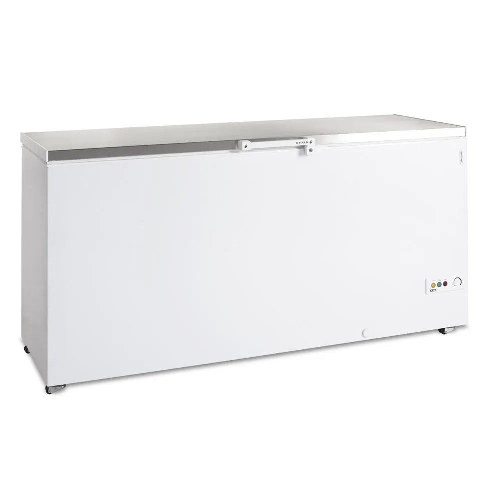 Congélateur Coffre à Glace avec Couvercle en Inox - 557 L