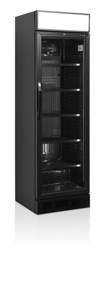 Armoire Réfrigérée à Boissons Noir - Porte Vitrée  - 347 L