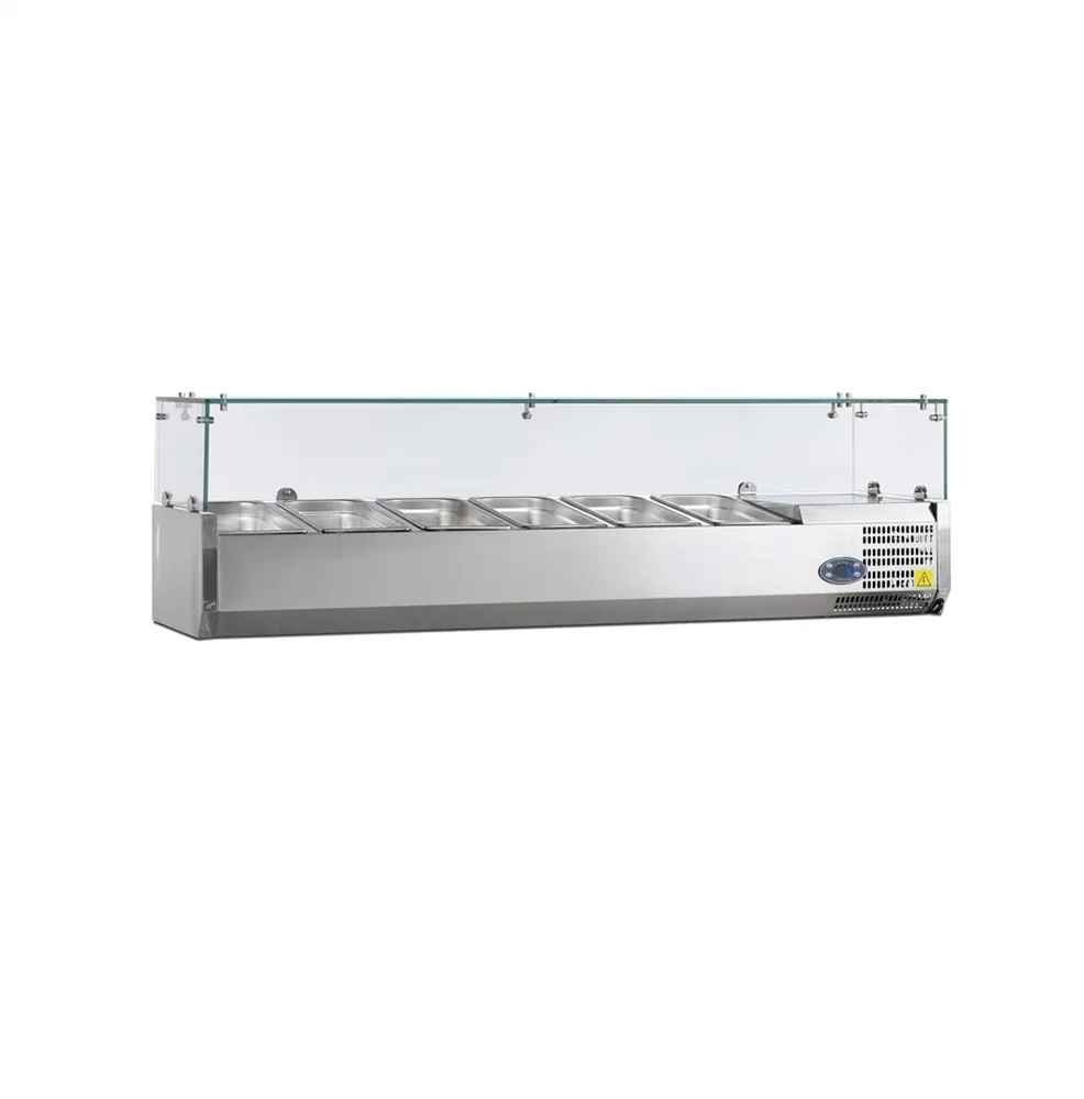 Saladette à Poser - Statique - 6 GN 1/3 - 42,6 L