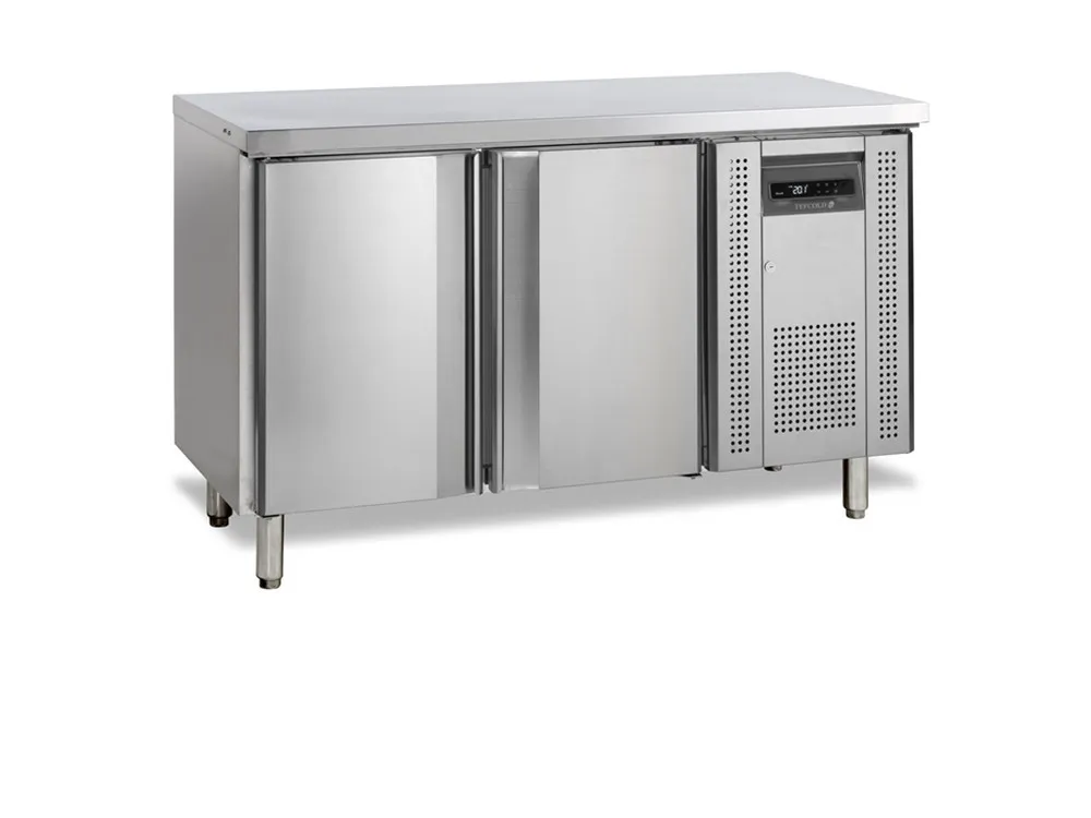 Table Réfrigérée Positive - 2 Portes Pleines - 230 L