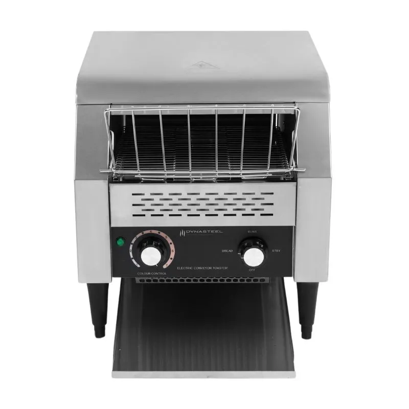 Toaster Convoyeur Professionnel 2200 W Inox, Réglage du Dorage, Sélecteur Pain/Brioche, Snacking & Hôtel