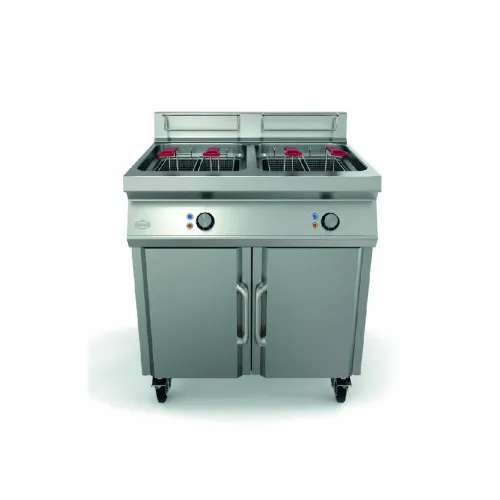 Friteuse Électrique Haut Rendement 2 x 14 L