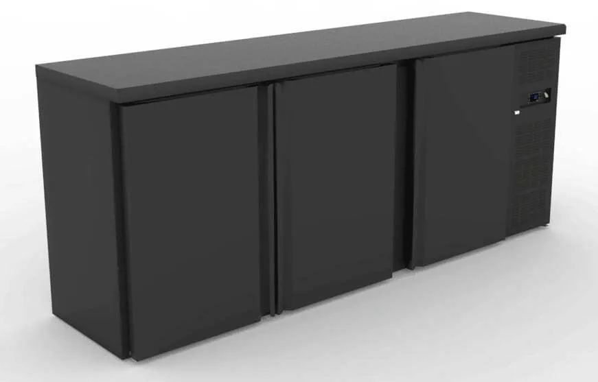 Arrière-Bar Skinplate - 3 Portes Pleines Battantes - 536 L