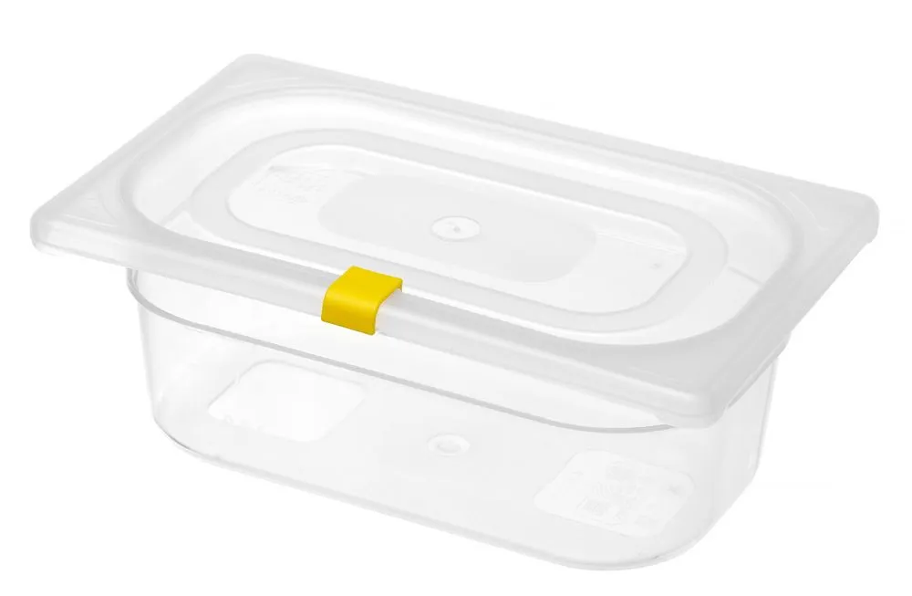 Clips de Couvercle Jaunes pour Boîtes de Stockage - Lot de 12