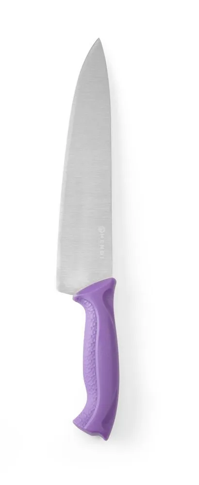 Couteau de Chef à Manche Violet - Lame 24 cm
