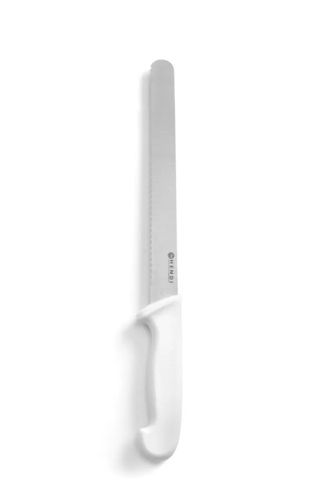Couteau à Pain Blanc pour Pain et Fromage - Lame 25 cm