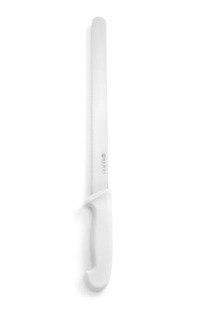 Couteau à Pain Blanc pour Pain et Fromage - Lame 30 cm