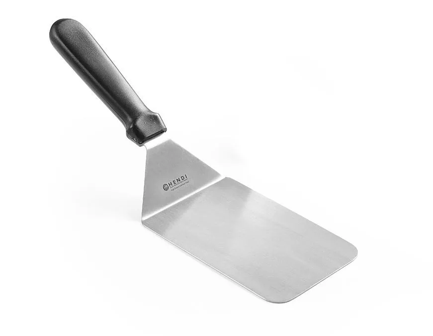 Spatule Flexible Coudée Inox avec Manche PP - 18,3 cm