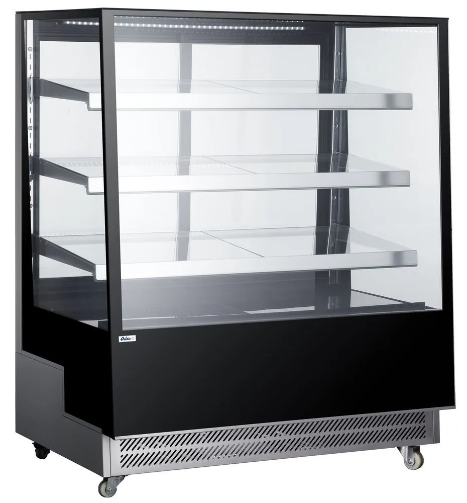 Vitrine Réfrigérée avec 3 Etagères Inclinées - 650 L
