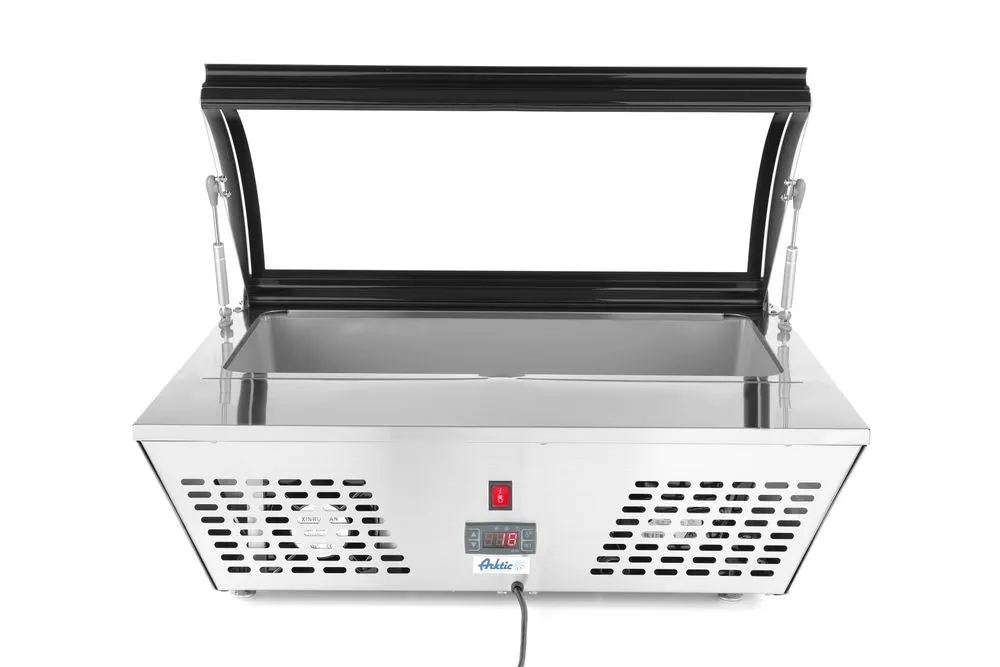 Vitrine Réfrigérée à Salade - 4 GN 1/3 - 67 L