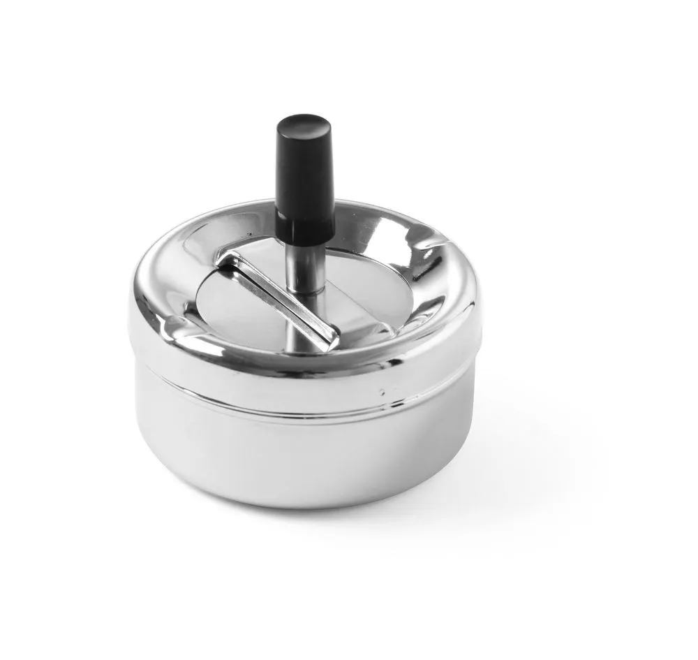 Cendrier avec Bouton Poussoir - 90 mm