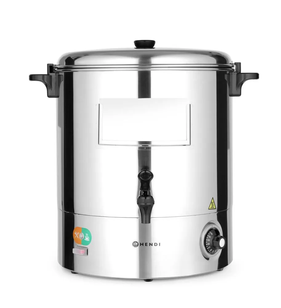 Distributeur de Boissons Chaudes en Inox - 30 L