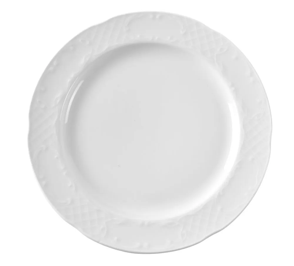 Assiette Plate en Porcelaine Flora - 160 mm de Diamètre