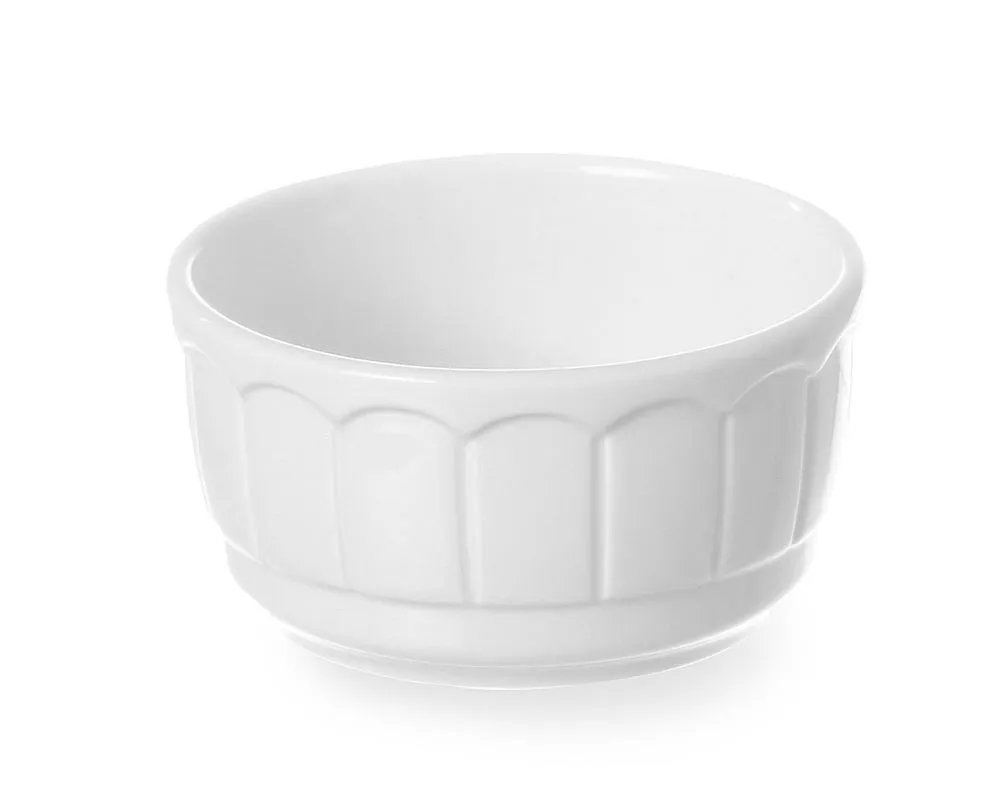 Plat à Four Rond en Porcelaine - 100 mm de Diamètre