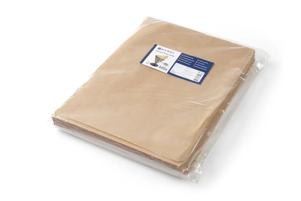 Papier Sulfurisé Beige - 250 x 350 mm - 500 unités