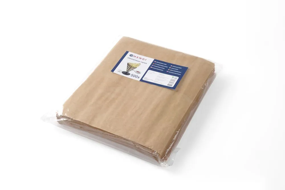 Papier Sulfurisé Beige - 200 x 250 mm - 500 unités