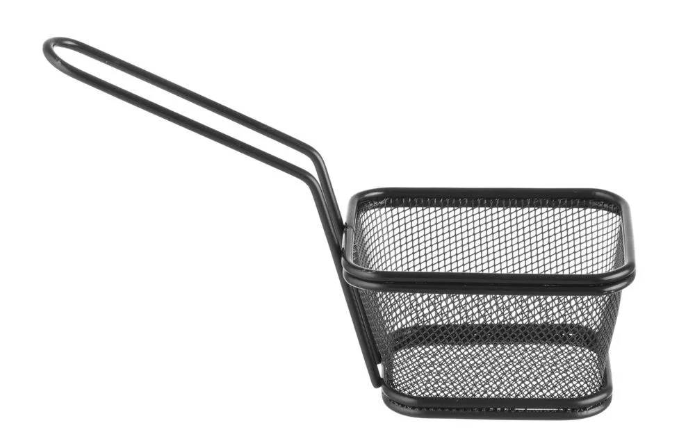 Panier à Frites Miniature Noir - 105 x 90 mm