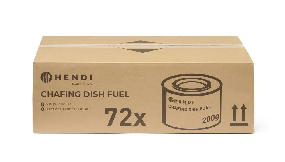 Pâte Combustible pour Chafing Dish en Boîte - 72 pièces