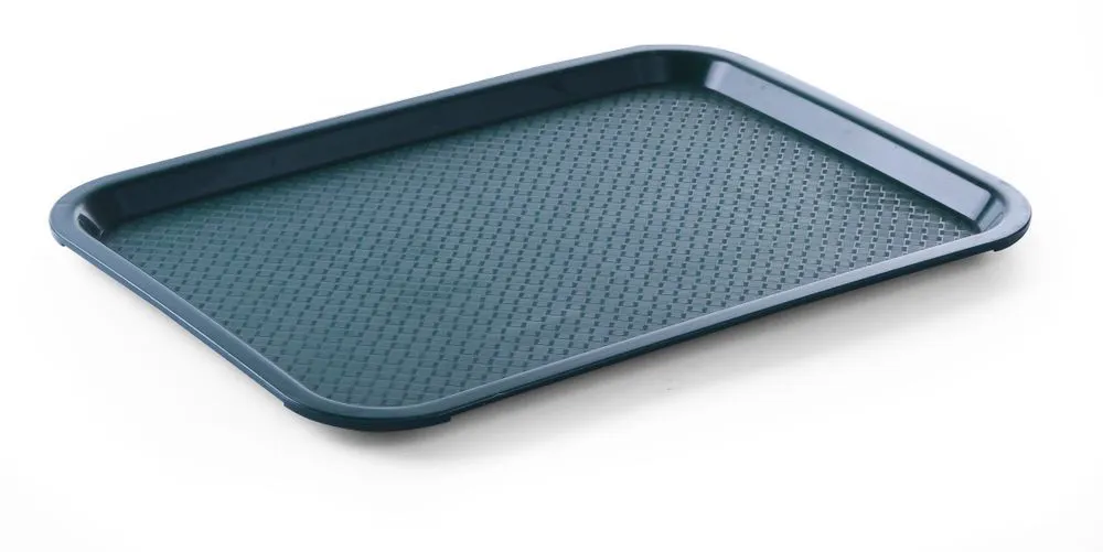 Plateau Rectangulaire Fast-Food Vert - 415 x 305 mm