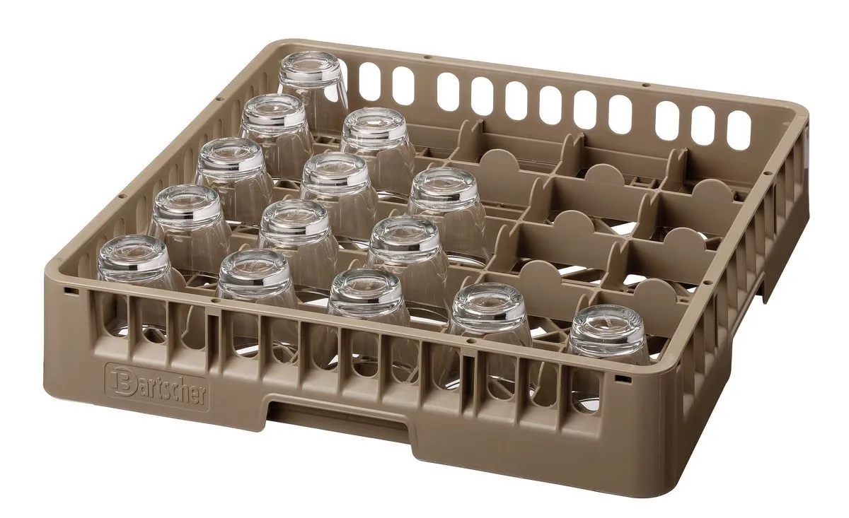 Casier de Lavage - 25 Cases - H 100 mm